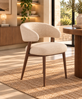 Silla Emma Polipiel Textil · Silla de polipiel textil Emma - Beige