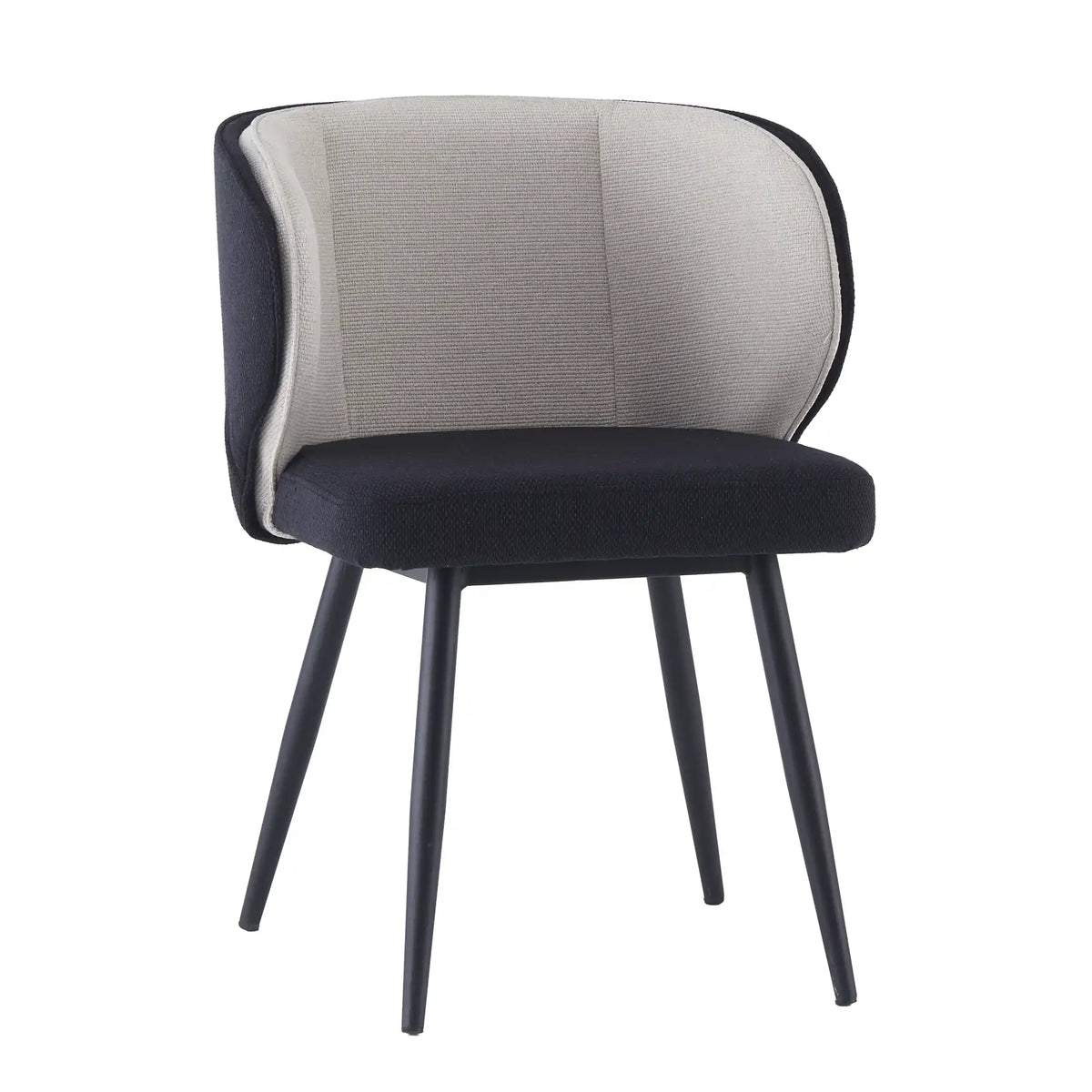 Silla Celia · Silla de Comedor Tapizada Celia Antimanchas - Negro