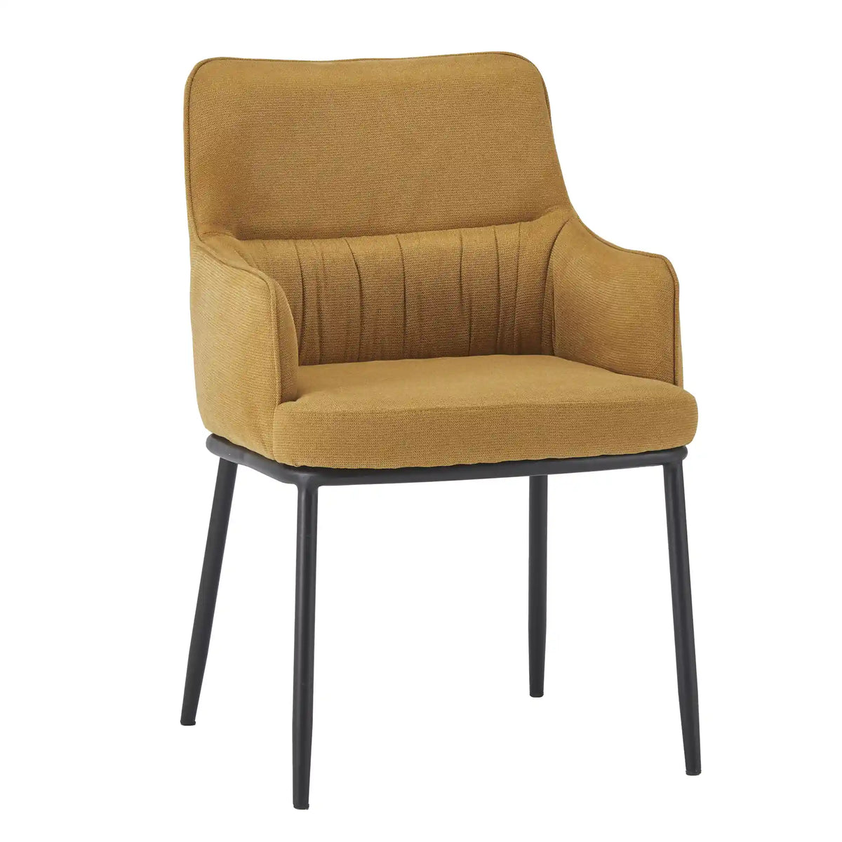 Silla Angela · Silla Tapizada de Comedor Angela - Mostaza
