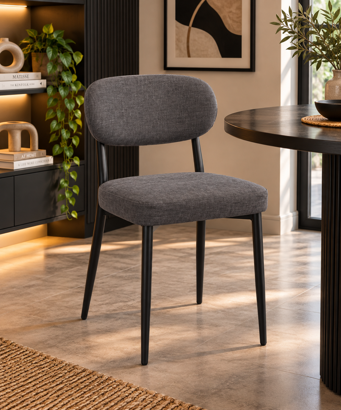 Silla Goofy Polipiel Textil · Silla de Polipiel Textil Goofy - Gris