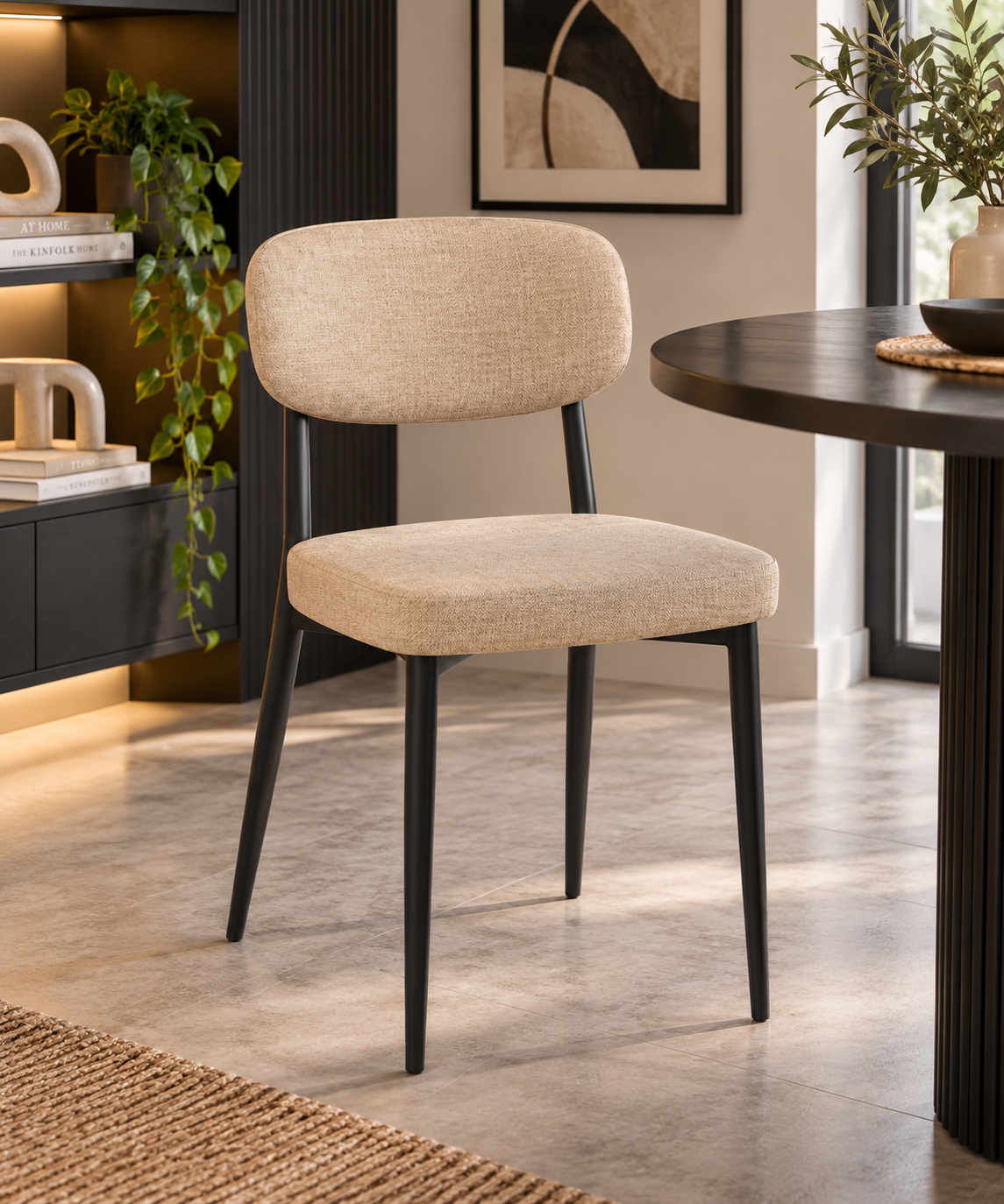 Silla Goofy Polipiel Textil · Silla de Polipiel Textil Goofy - Beige