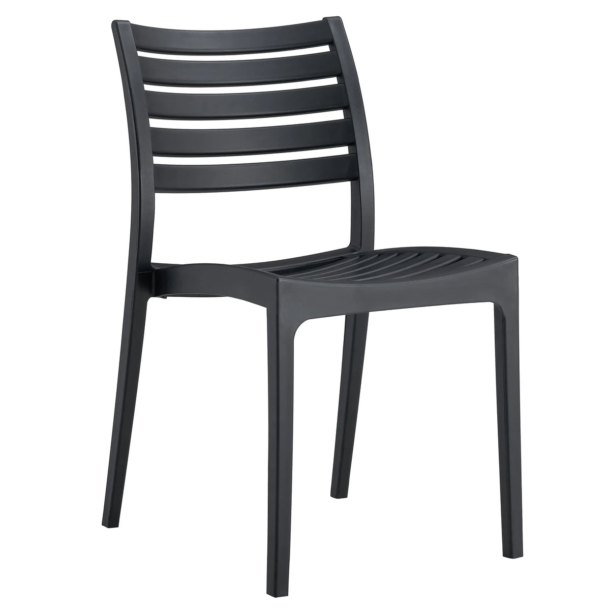 Silla Clavel · Silla de Exterior Clavel Polipropileno - Negro