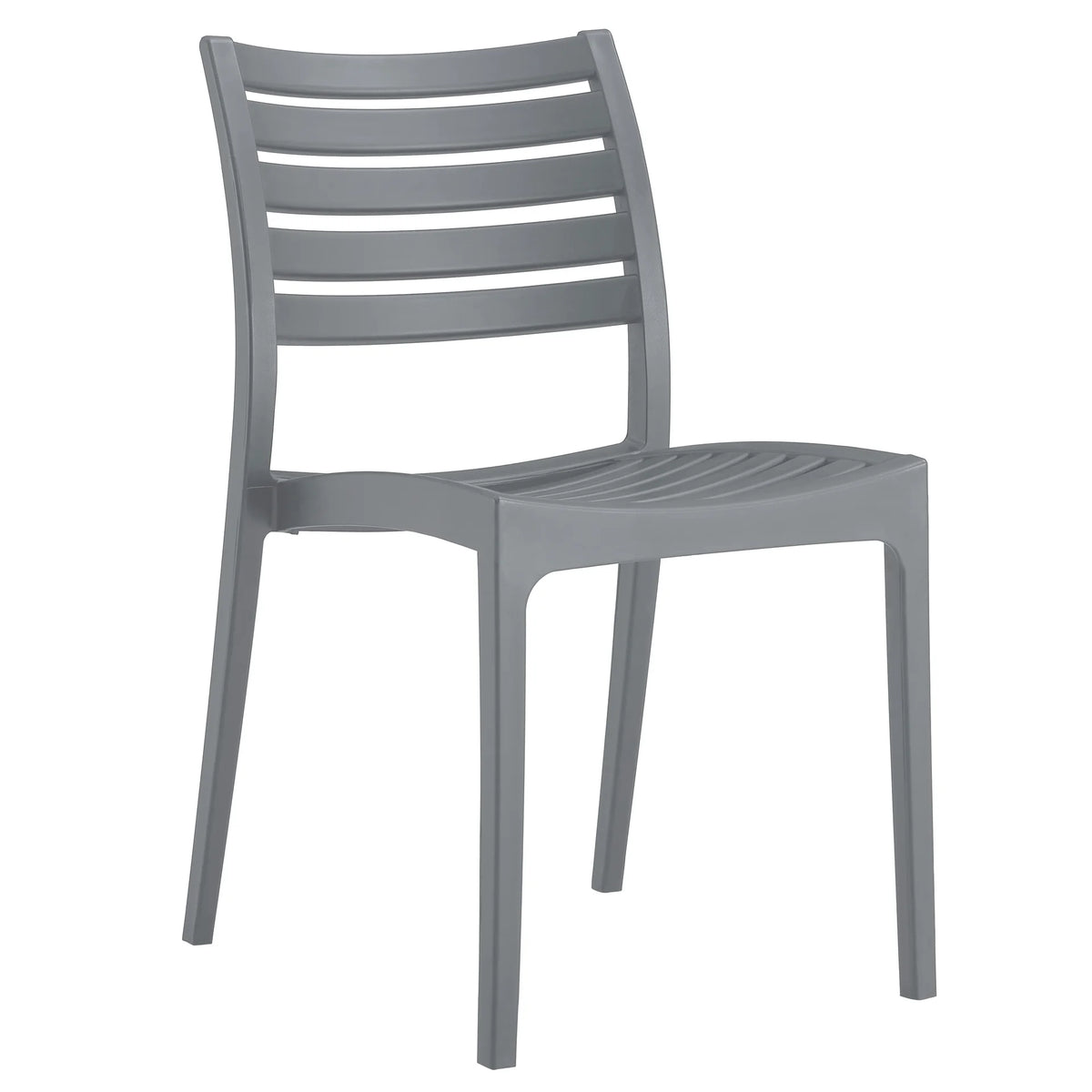 Silla Clavel · Silla de Exterior Clavel Polipropileno - Gris