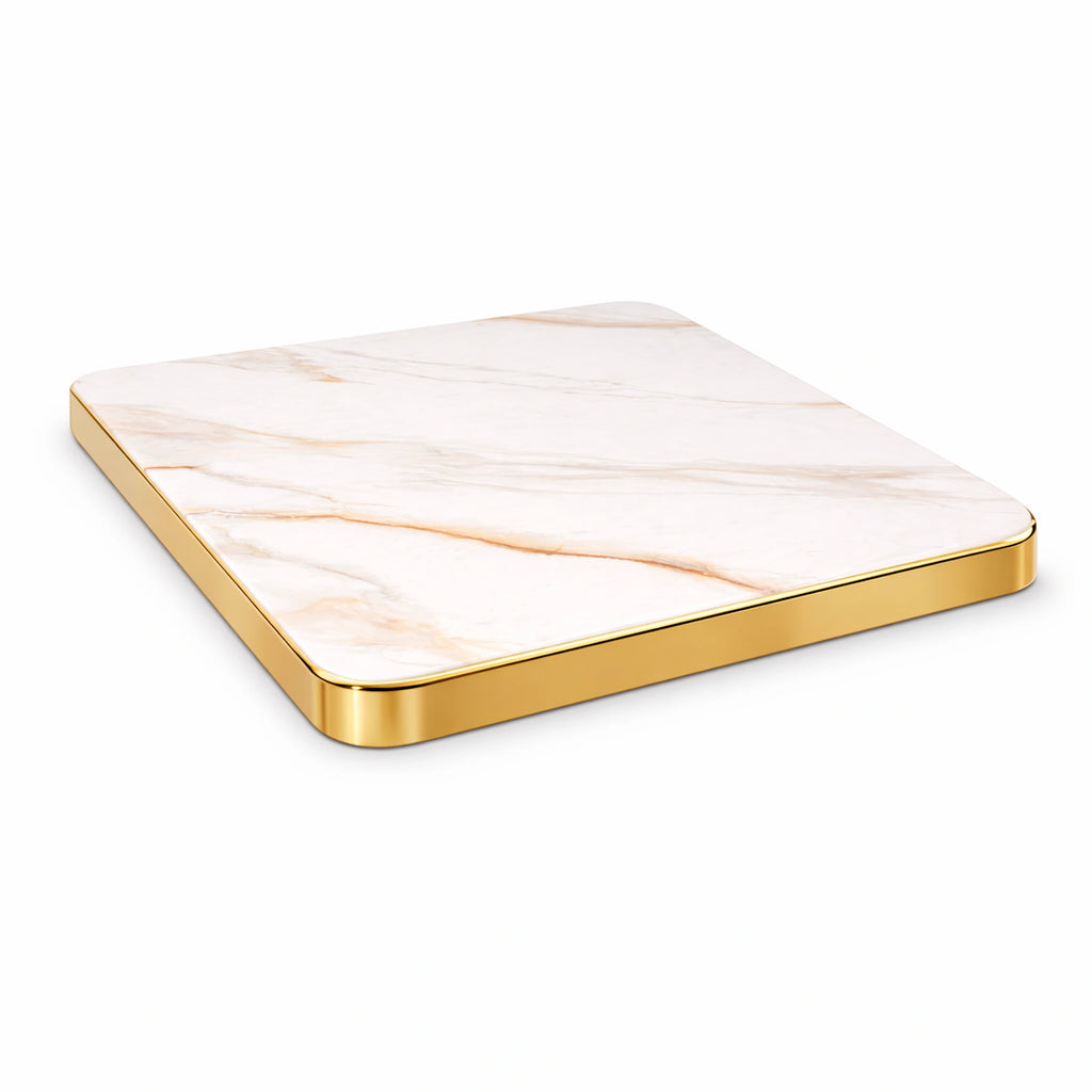 Tablero piedra sinterizada blanco brillo · Tablero piedra sinterizada blanco brillo