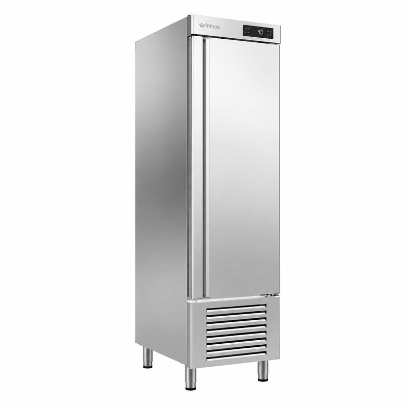 Armario refrigerado Euronorm 600×400 Infrico AN 401 T/F sobre fondo blanco