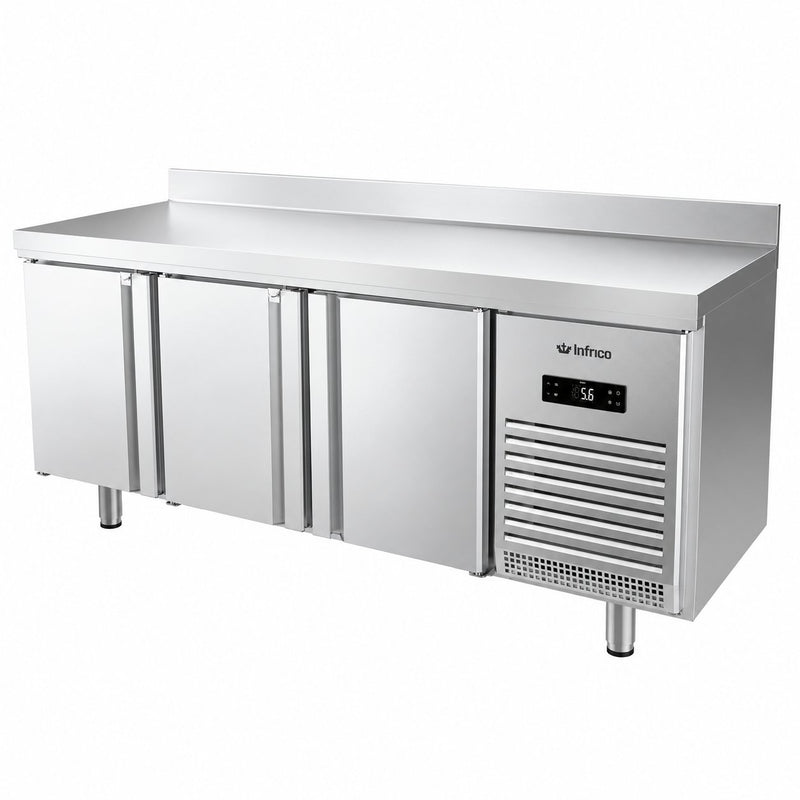 Mesa refrigerada GN 1/1 fondo 700 Infrico BMGN 1960 II sobre fondo blanco