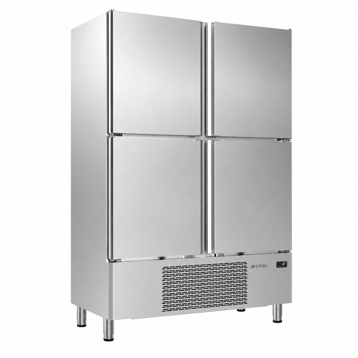Armario refrigerado I-Line Infrico IAN1004 sobre fondo blanco