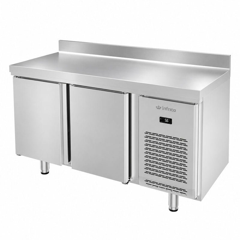 Mesa refrigerada I-Line fondo 600 Infrico IM602P sobre fondo blanco