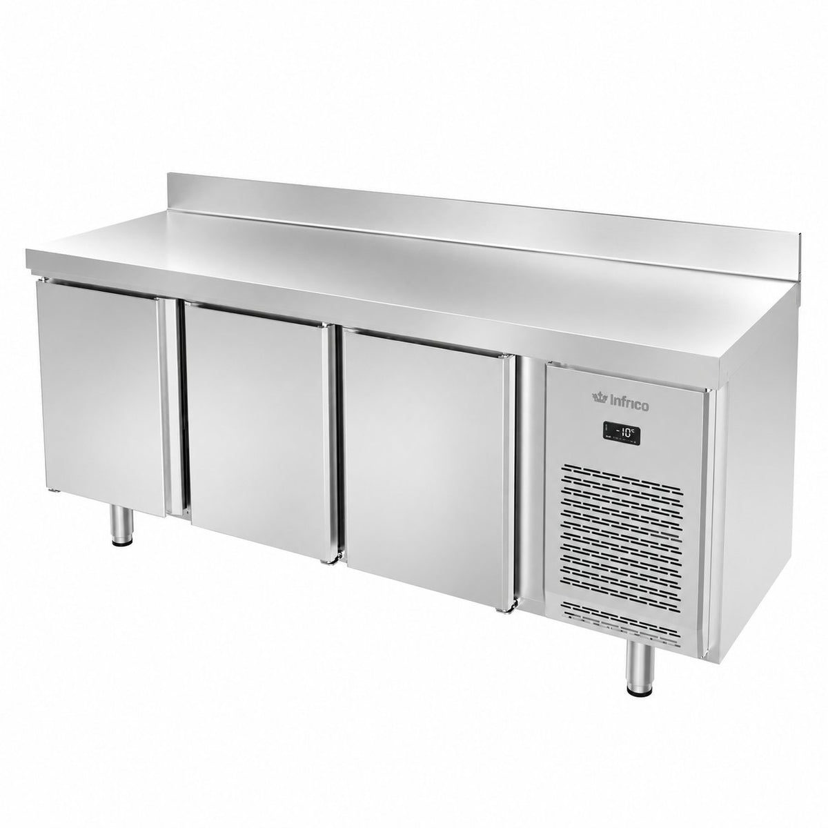 Mesa refrigerada I-Line fondo 600 Infrico IM603P sobre fondo blanco