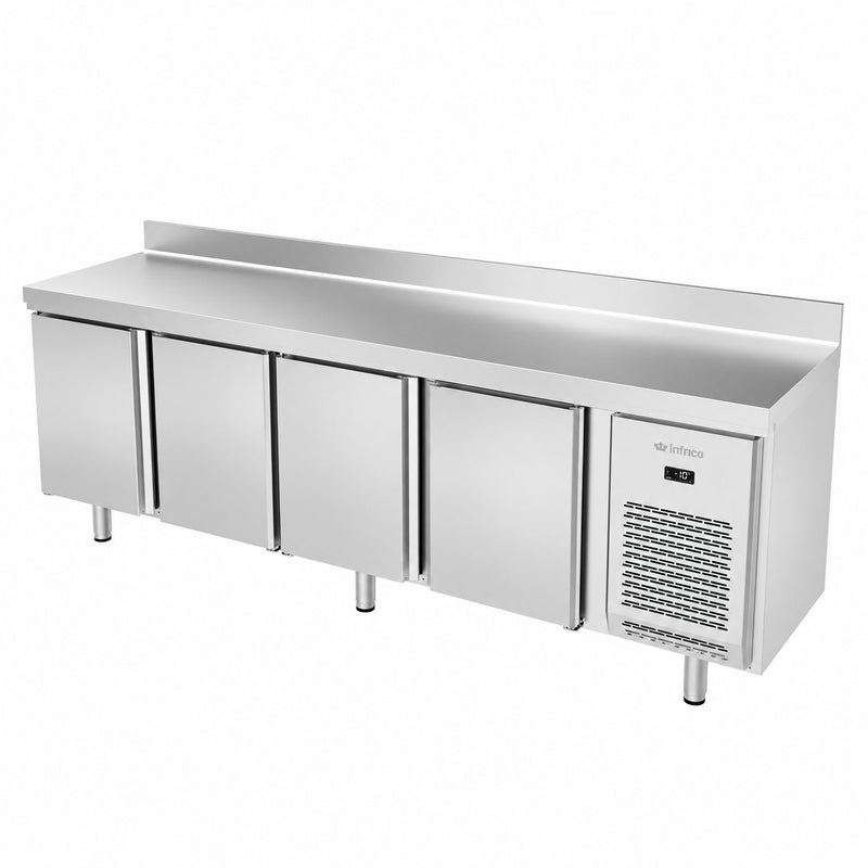 Mesa refrigerada I-Line fondo 600 Infrico IM604P sobre fondo blanco