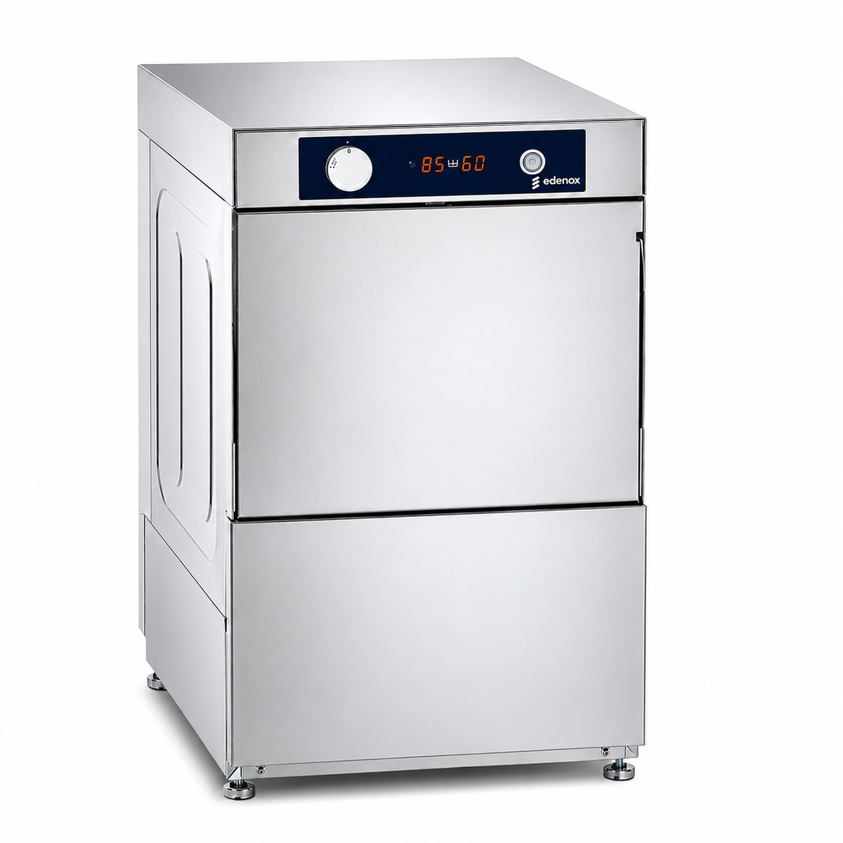 Lavavasos Edenox AV-2100 · Cesta 400 × 400 mm · Sin bomba de desagüe sobre fondo blanco