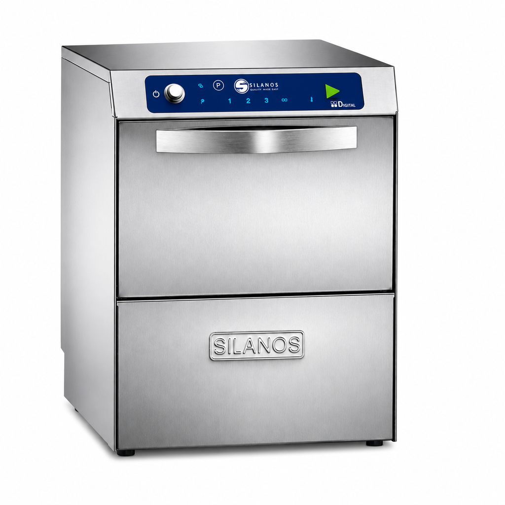 Lavavasos Silanos S-050 · Cesta 500 × 500 mm · Sin bomba de desagüe sobre fondo blanco