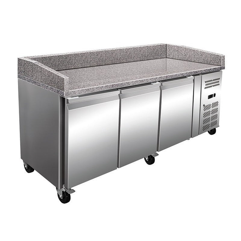 Mesa refrigerada para pizza Clima PZ3600TN · 3 puertas
