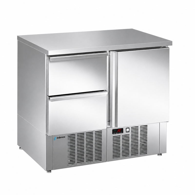 Mesa Refrigerada Compacta (MPG-090 NS HD) sobre fondo blanco