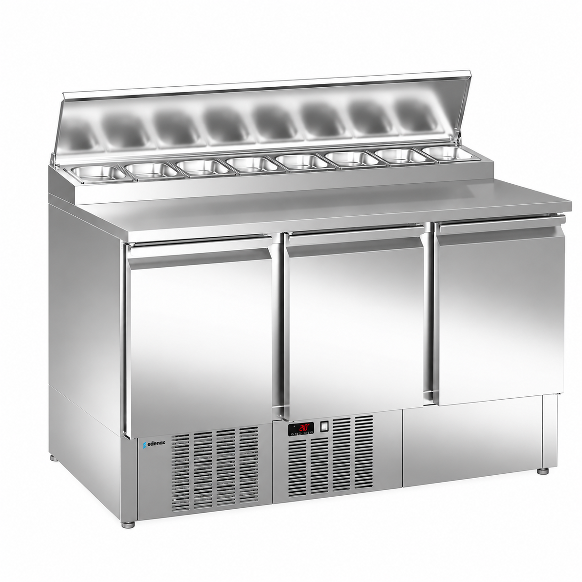 Mesa Refrigerada Compacta (MPGP-140) sobre fondo blanco