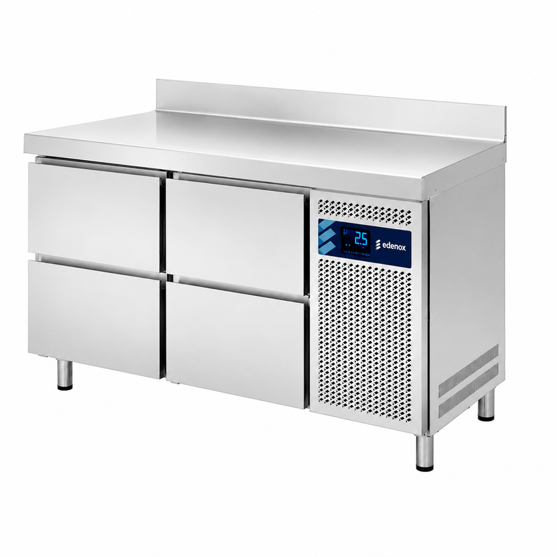 Mesa Refrigerada con Cajones Fondo 700 (MPG-135 HC HH) sobre fondo blanco