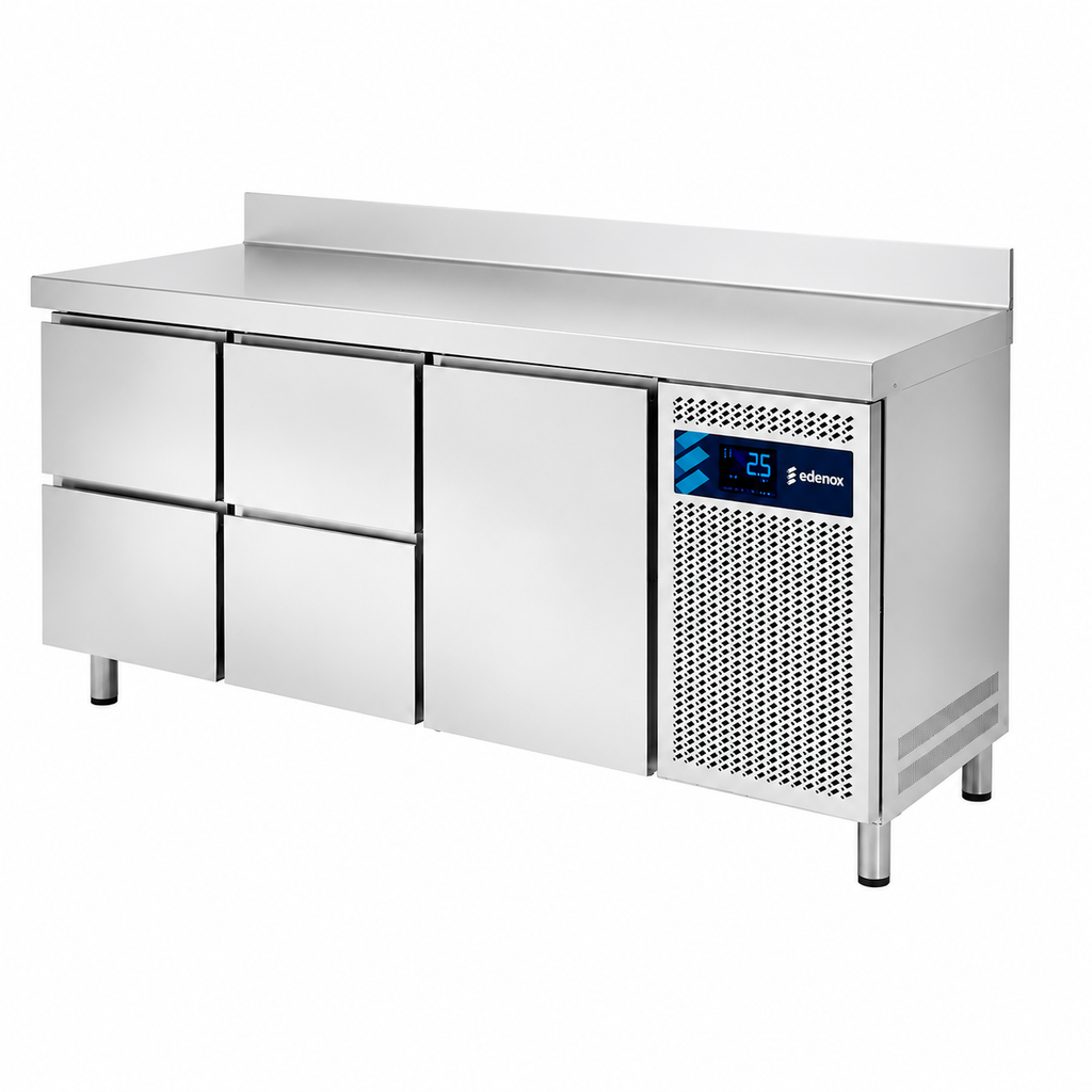Mesa Refrigerada con Cajones Fondo 700 (MPG-180 HC HHD) sobre fondo blanco