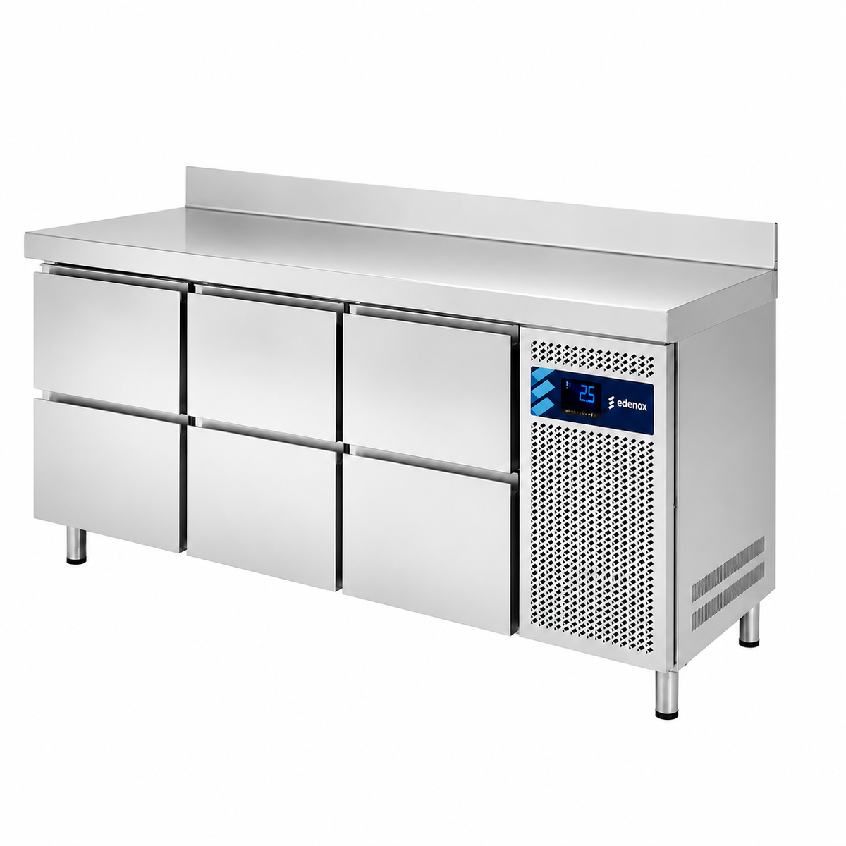 Mesa Refrigerada con Cajones Fondo 700 (MPG-180 HC HHH) sobre fondo blanco