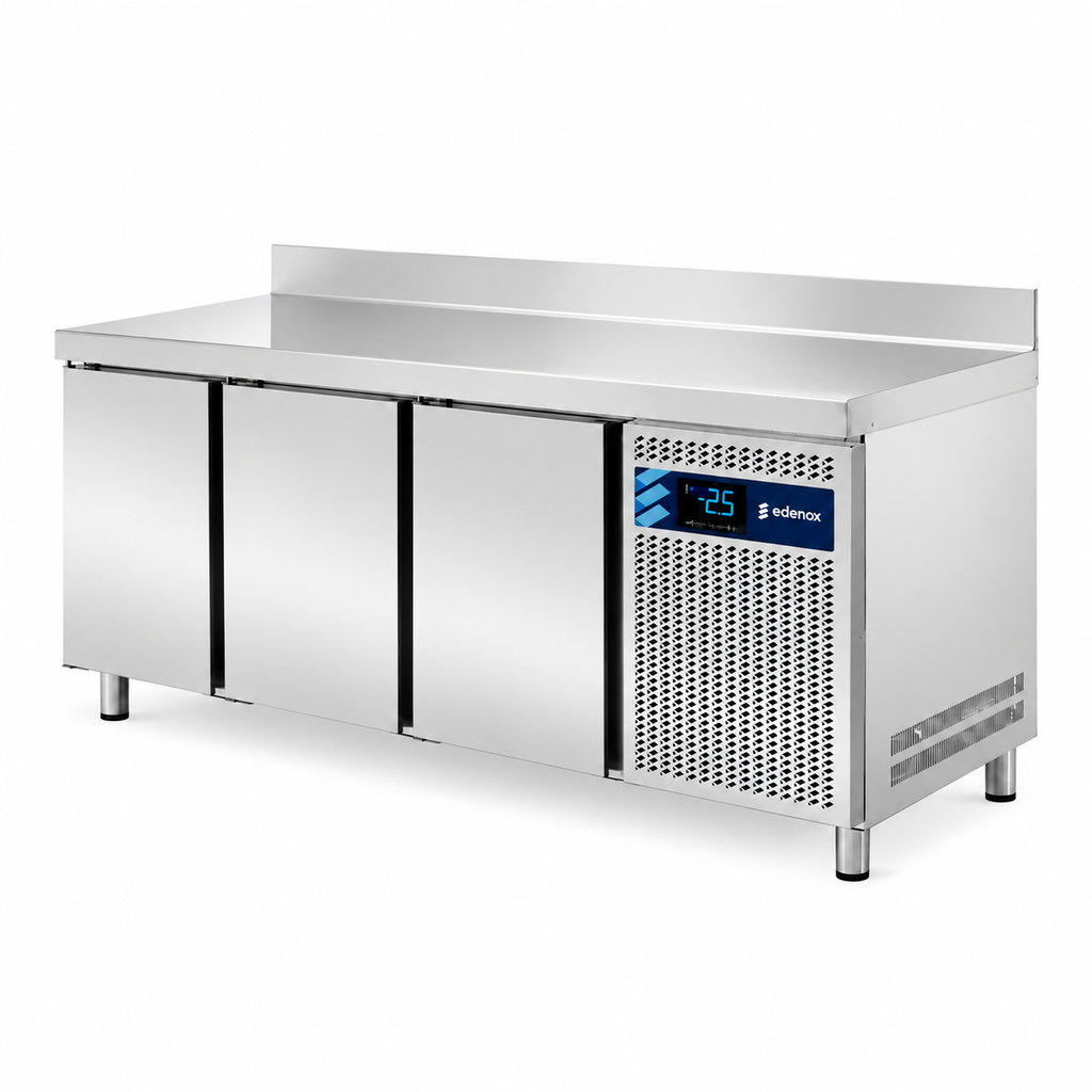Mesa Refrigerada Estándar Fondo 600 - Puerta Ciega (MPS-200 HC) sobre fondo blanco