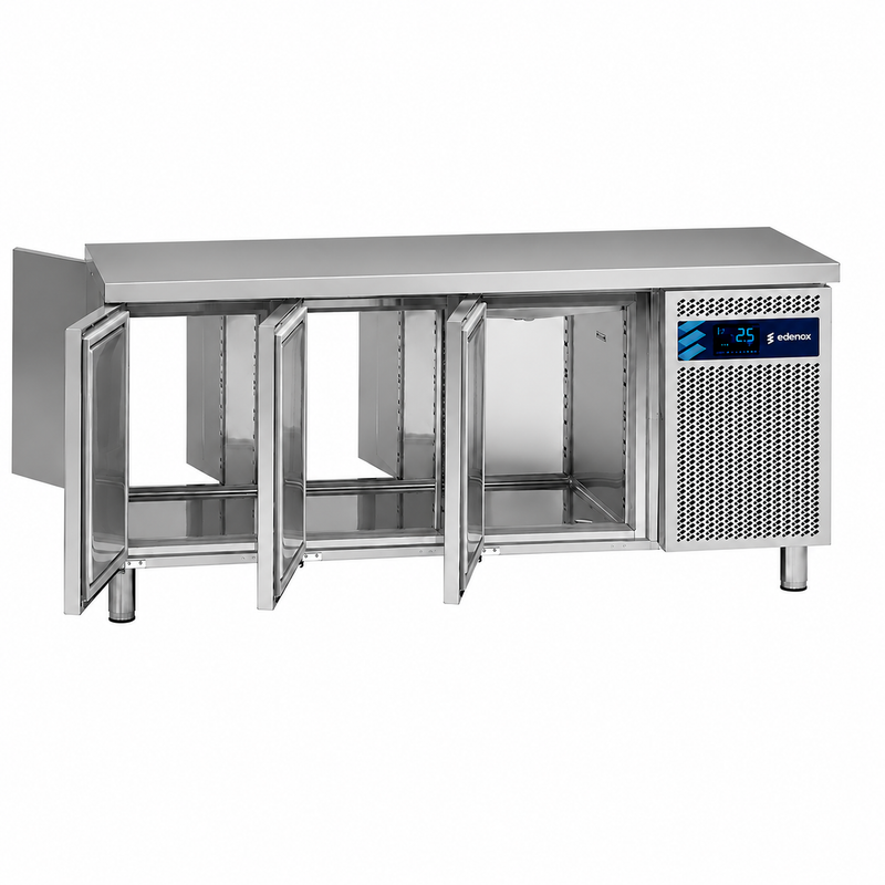 Mesa Refrigerada con Puertas Pasantes Fondo 700 (MPGC-180 HC) sobre fondo blanco