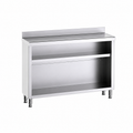 Mueble contramostrador Gama 350 150x35x105 con encimera - 1 Estante sobre fondo blanco